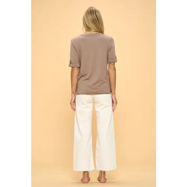 May  Front Flap Pocket Shirt - Toffee May  Front Flap Pocket Shirt - Toffee