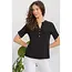 Milo 2 Flap Pocket Manderine Shirt - Black