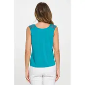 Marley Crochet Strap Tank - Jade