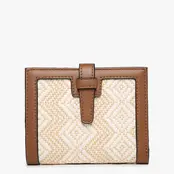 Bessie Canvas Wallet w/ Slip Closure