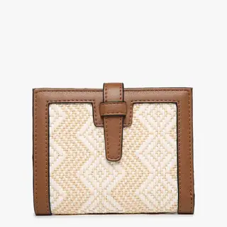 Bessie Canvas Wallet w/ Slip Closure