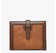 Bessie Canvas Wallet w/ Slip Closure