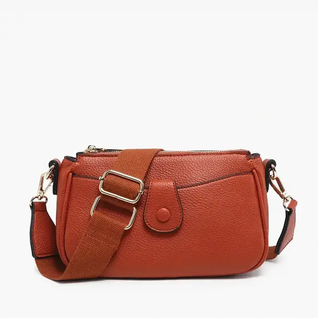 Kallie Snap Front Crossbody w/ Nylon Strap