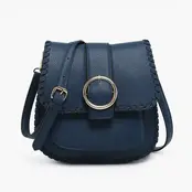 Sandra Buckle Flapover Crossbody