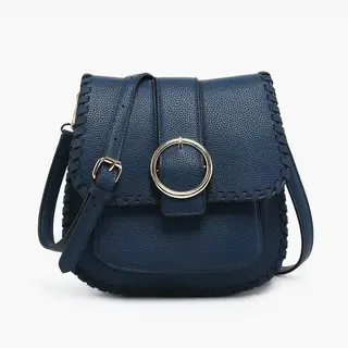Sandra Buckle Flapover Crossbody