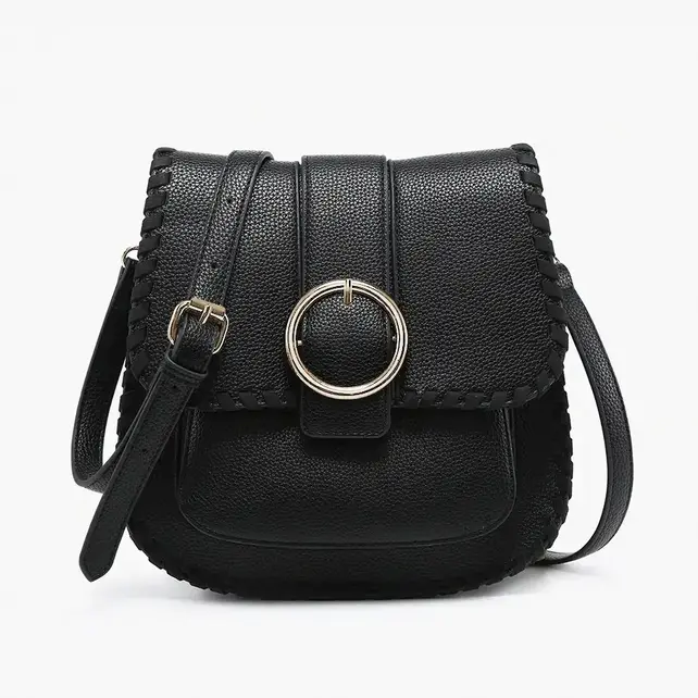 Sandra Buckle Flapover Crossbody