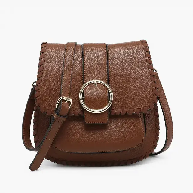 Sandra Buckle Flapover Crossbody