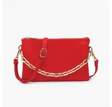 Izzy Textured Crossbody w/ Guitar Strap