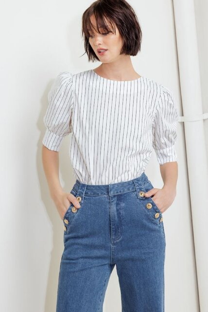 Daphne Washed Denim Jean