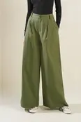 Deliah Woven Pant - Olive