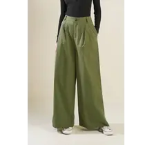 Deliah Woven Pant - Olive