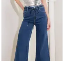Darby Washed Denim Pant - Denim Blue