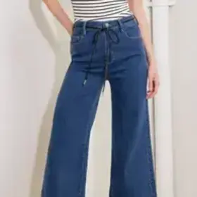 Darby Washed Denim Pant - Denim Blue