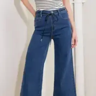 Darby Washed Denim Pant - Denim Blue