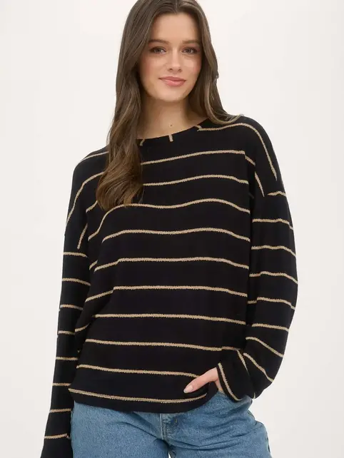 Coraline Long Sleeve Knit - Black