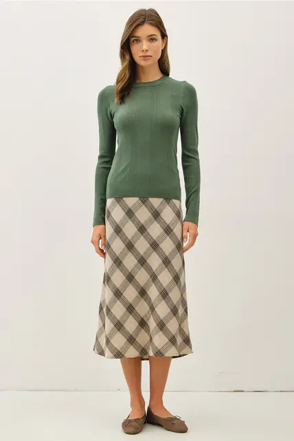 Flynn Knit Sweater - Spruce