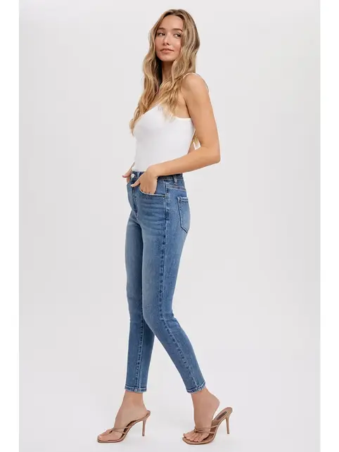 Blaire Mid-Rise Skinny Jean - Dark