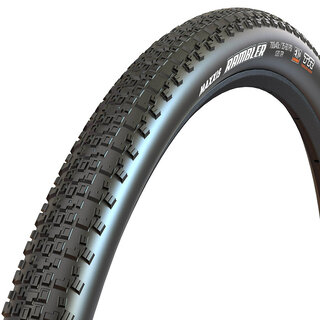 Maxxis, Rambler, Gravel Tire, 700x45C, Folding, Tubeless Ready, HYPR-X, EXO, 120TPI, Black