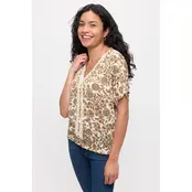 Vienna Crochet Dolman Caramel Cream
