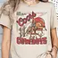 Coors Wrangler Cowboy Bronco Tee - Beige
