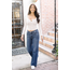 Carrie Mid Rise Wide Leg Jean