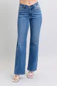 Samantha V-Front Straight Jeans