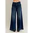 Emily Palazzo Front Patch Jeans