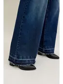 Emily Palazzo Front Patch Jeans