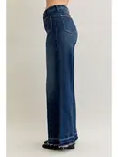 Emily Palazzo Front Patch Jeans