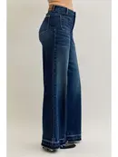 Emily Palazzo Front Patch Jeans