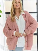 Ruby Button Down Cardigan - Mauve Ruby Button Down Cardigan - Mauve