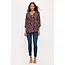 Flora Half Placket Shirt - Berry