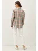 Karter Plaid Shirt - Dusty Coral Karter Plaid Shirt - Dusty Coral