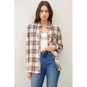 Anderson Button Down Long Sleeve - Caramel