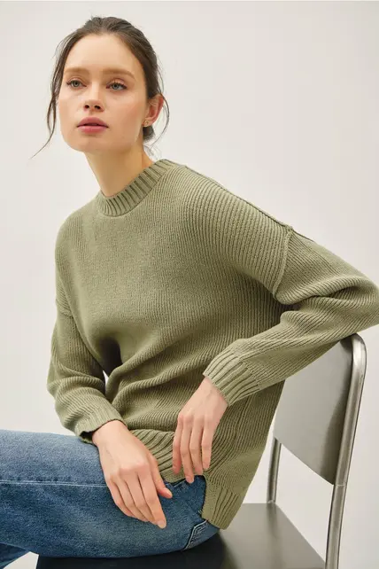 Kasey Oversized Sweater - Fern