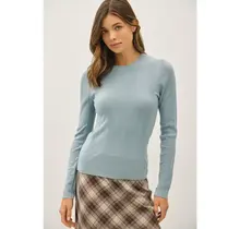 Flynn Knit Sweater - Slate Blue