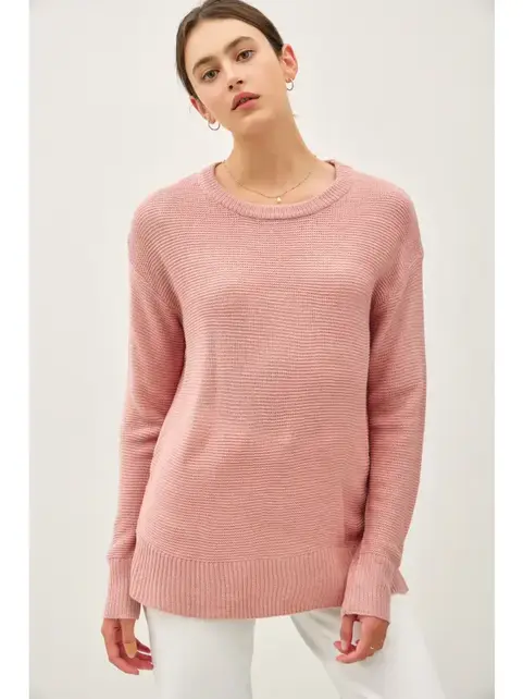 Winslet Boyfriend Sweater - Apricot Winslet Boyfriend Sweater - Apricot