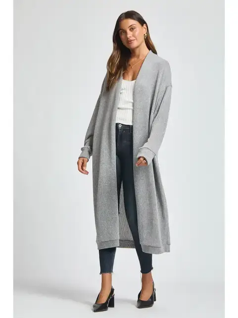 Alyssa Long  Cardigan - Grey Alyssa Long  Cardigan - Grey