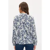 Becca Mockneck Sweater - Blue/Grey