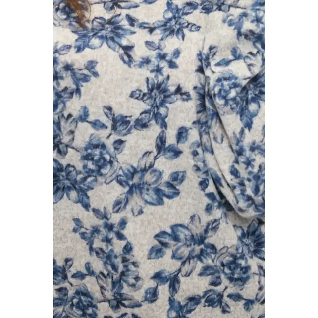 Becca Mockneck Sweater - Blue/Grey