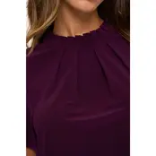 Kenzie Baby Ruffle Blouse -Plum