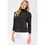 Vicky Ribbed MockNeck Sweater - Black