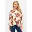 Susan Floral Print Dolman  Sweatshirt - Mauve