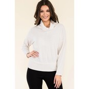 Brylee Cowl Neck Sweater - Oatmeal