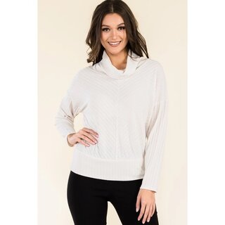 Brylee Cowl Neck Sweater - Oatmeal