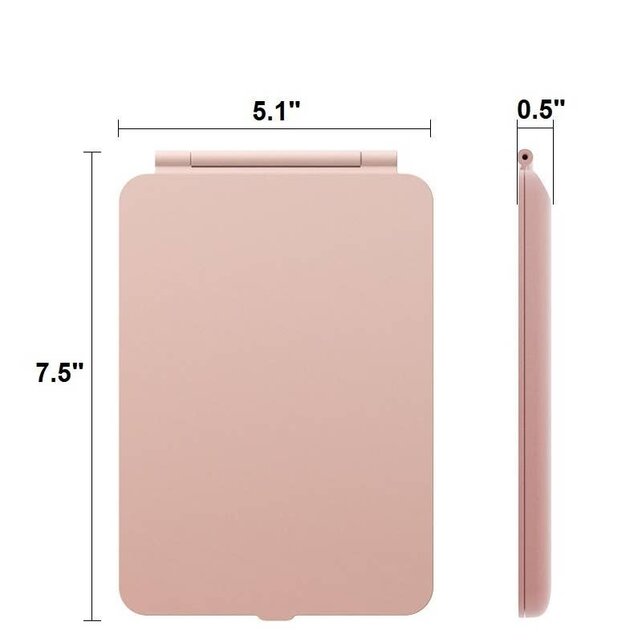 Rechargeable Travel Led Makeup Vanity Mirror Tablet