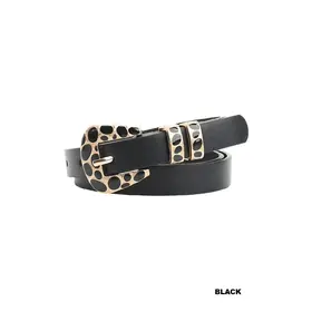Leopard Buckle Belt