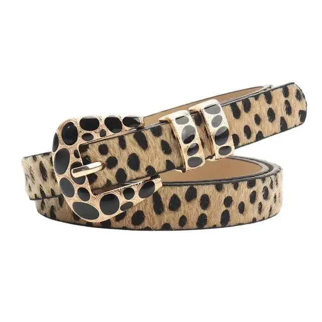 Leopard Buckle Belt