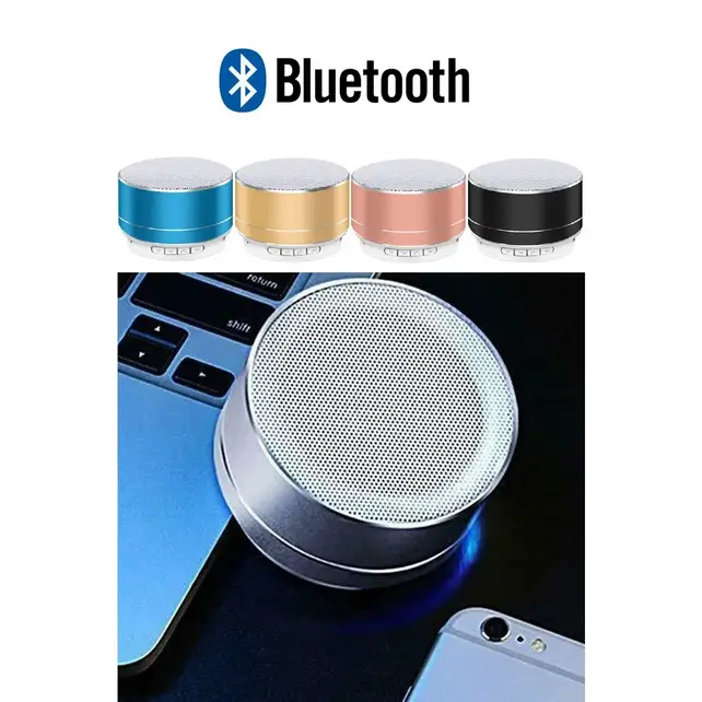 Round Mini Portable Wireless Bluetooth Speaker