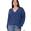 Layla Button Down Cardigan - LT Navy